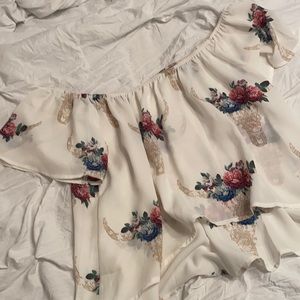 Cute off the shoulder shirt